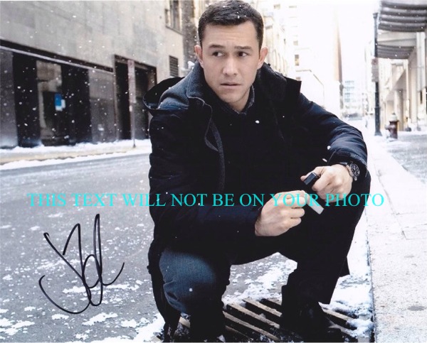 JOSEPH GORDON LEVITT AUTOGRAPHED PHOTO, JOSEPH GORDON LEVITT SEXY SIGNED 8x10 PHOTO