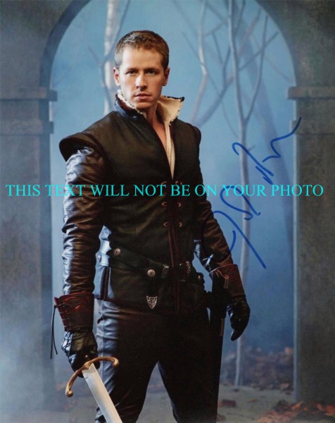 JOSH DALLAS AUTOGRAPHED PHOTO, JOSH DALLAS SEXY SIGNED 8x10 PHOTO, JOSH DALLAS AUTOGRAPH