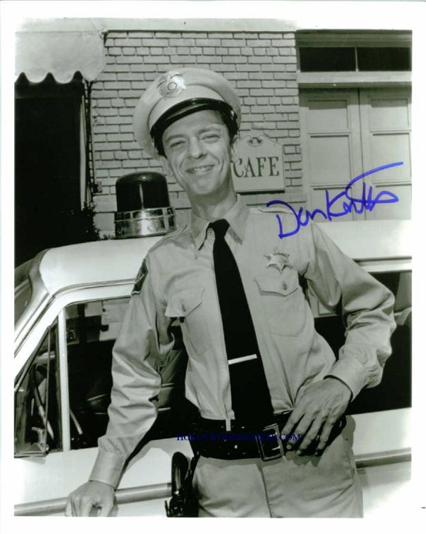 DON KNOTTS SIGNED AUTOGRAPHED 8x10 PHOTO