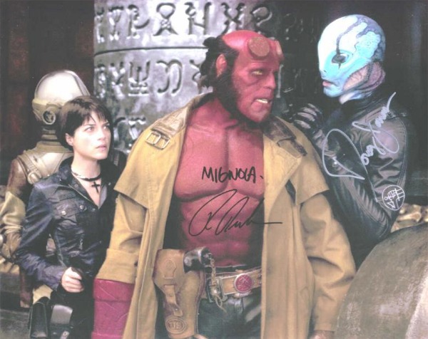 HELLBOY CAST SIGNED 8x10 PHOTO