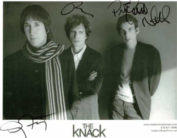 THE KNACK SIGNED 8x10 PHOTO