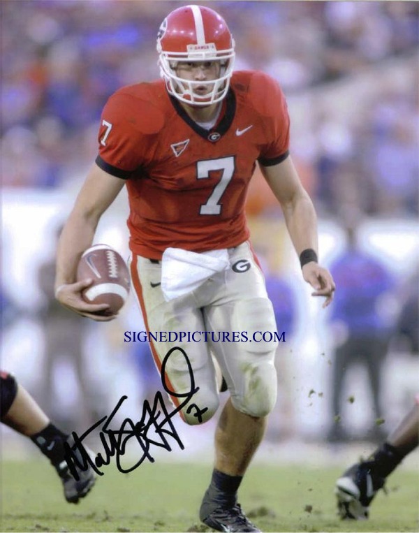 MATTHEW STAFFORD SIGNED 8x10 PHOTO