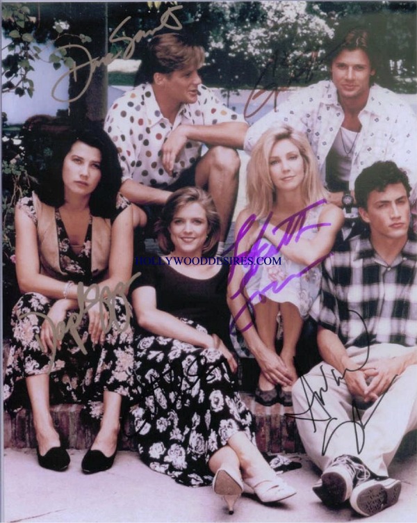 MELROSE PLACE CAST SIGNED 8x10 PHOTO