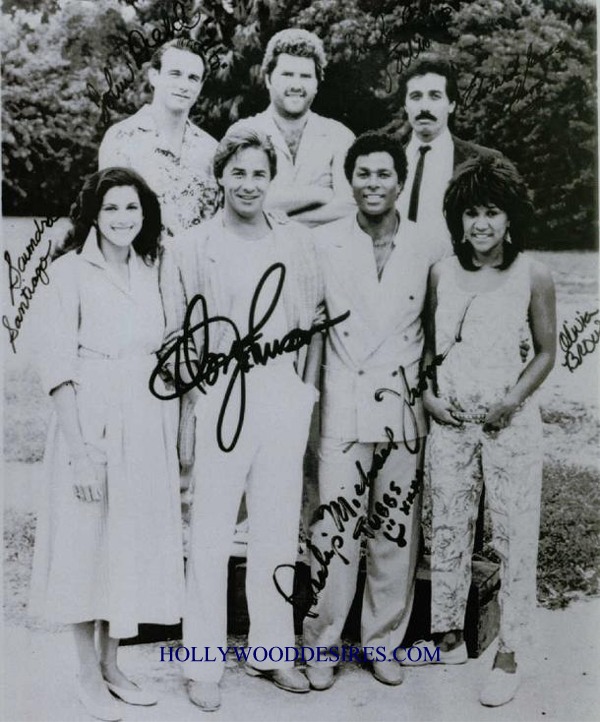 MIAMI VICE TV SHOW CAST SIGNED 8x10 PHOTO