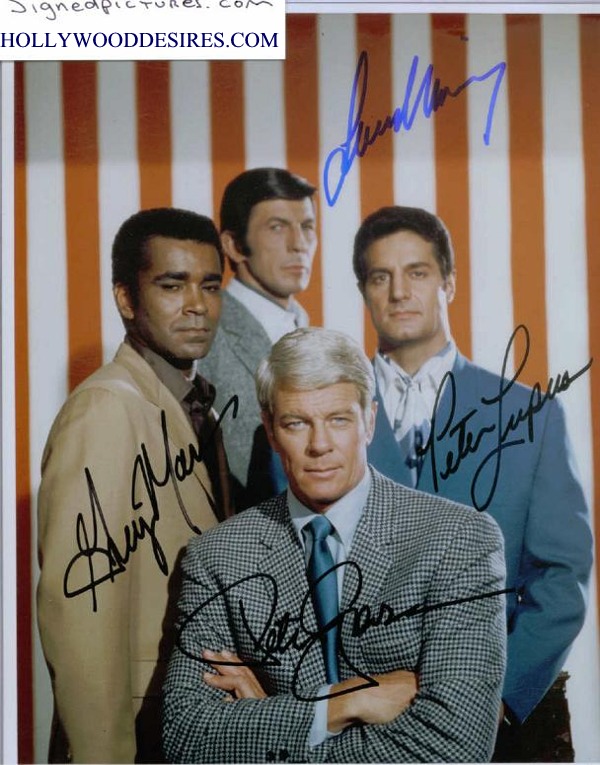 MISSION IMPOSSIBLE CAST SIGNED 8x10 PHOTO