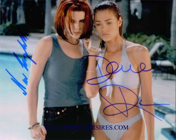 NEVE CAMPBELL AND DENISE RICHARDS SIGNED 8x10 PHOTO