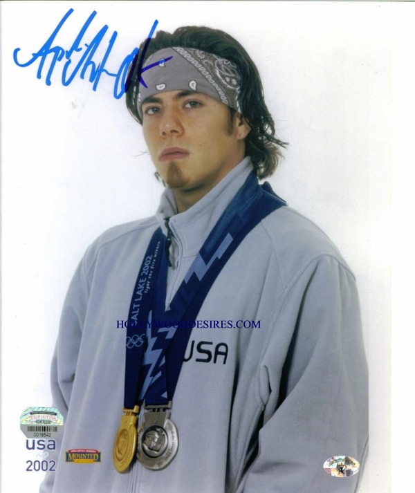 APOLO ANTON OHNO SIGNED AUTOGRAPHED 8x10 PHOTO