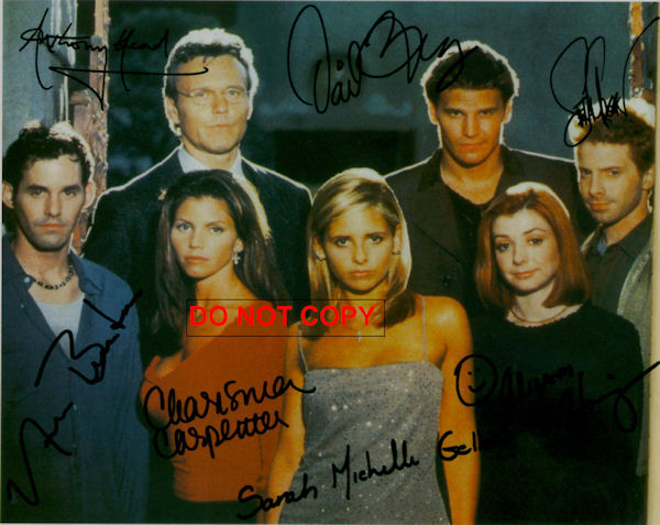 Buffy The Vampire Slayer 7 Cast Signed Autograph