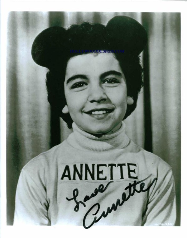 ANNETTE FUNACELLO SIGNED 8x10 PHOTO