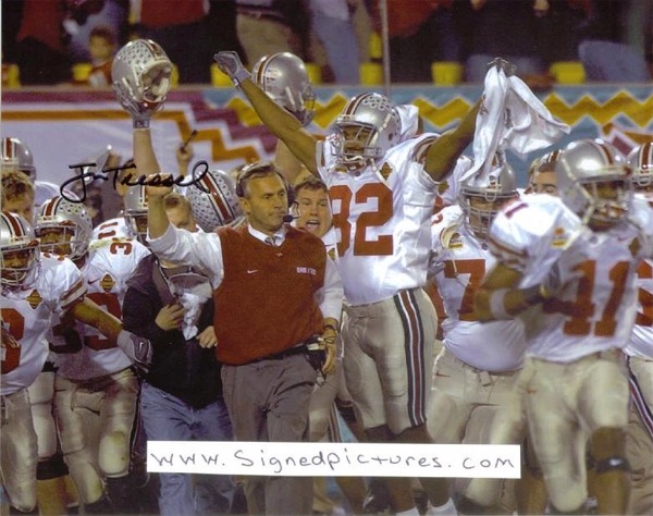 JIM TRESSEL AUTOGRAPHED 8x10 PHOTO