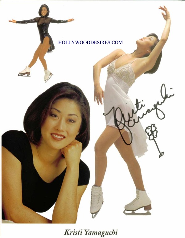 KRISTI YAMAGUCHI SIGNED 8x10 PHOTO