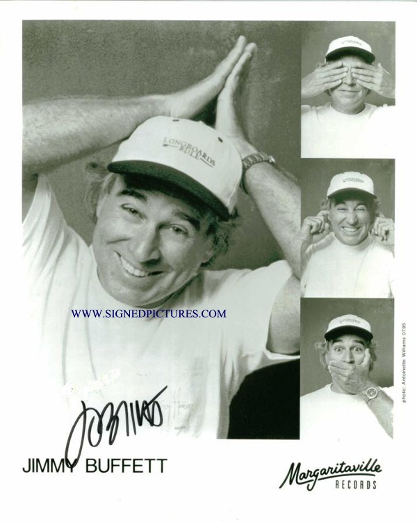 JIMMY BUFFETT SIGNED AUTOGRAPHED 8x10 PHOTO