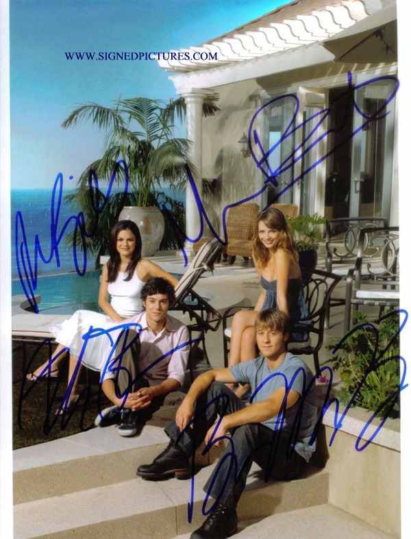 THE OC CAST SIGNED 8x10 PHOTO