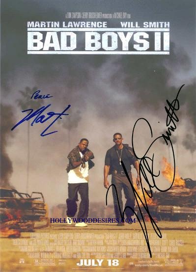 BAD BOYS II SIGNED 8x10 PHOTO