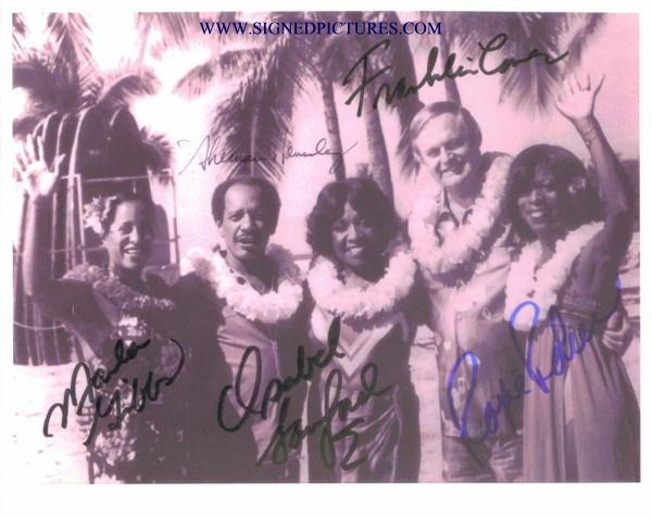 THE JEFFERSONS FULL CAST SIGNED 8x10 PHOTO