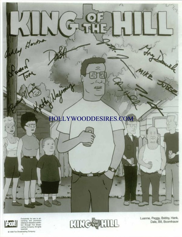 KING OF THE HILL CAST SIGNED 8x10 PHOTO