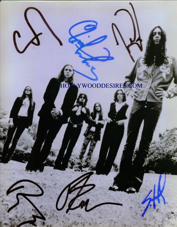THE BLACK CROWES SIGNED 8x10 PHOTO