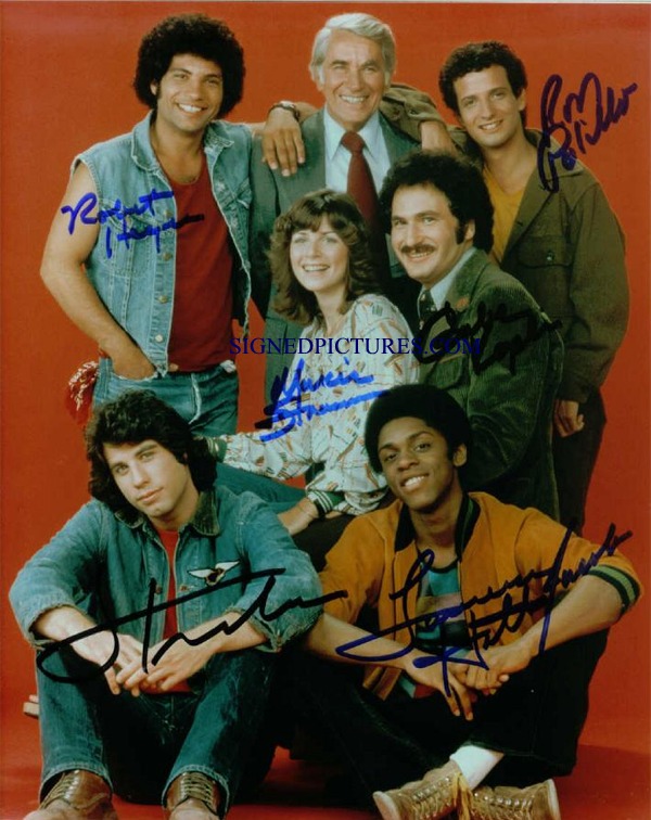WELCOME BACK KOTTER CAST SIGNED 8x10 PHOTO