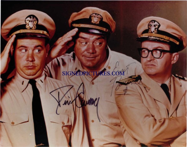McHALES NAVY CAST AUTOGRAPHED 8x10 PHOTO