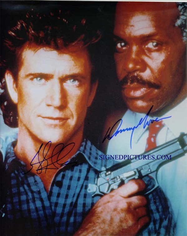 LETHAL WEAPON CAST SIGNED 8x10 PHOTO