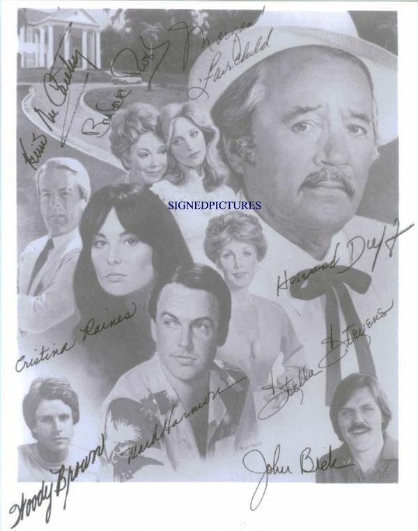 FLAMINGO ROAD CAST SIGNED 8x10 PHOTO