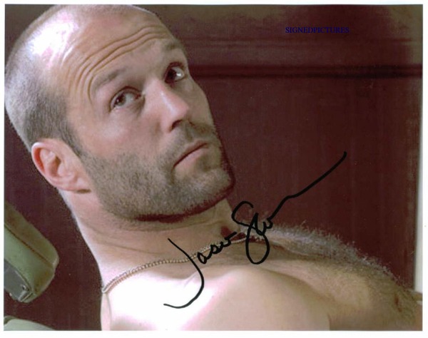JASON STATHAM SIGNED 8x10 PHOTO