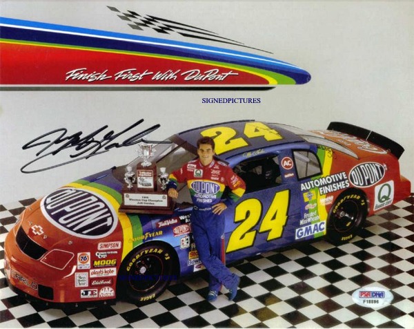 JEFF GORDON SIGNED PHOTO