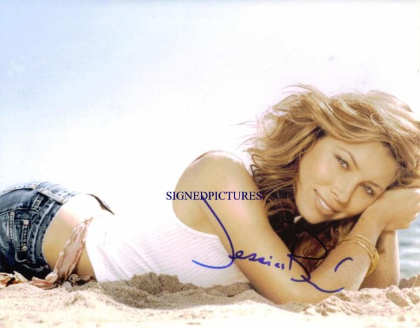 JESSICA BIEL SIGNED 8x10 PHOTO