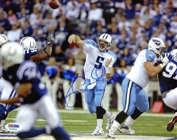 KERRY COLLINS SIGNED 8x10 PHOTO