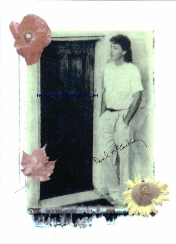 PAUL McCARTNEY SIGNED 8x10 PHOTO