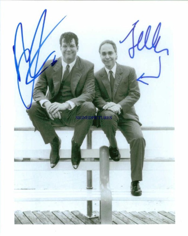 PENN AND TELLER SIGNED 8x10 PHOTO