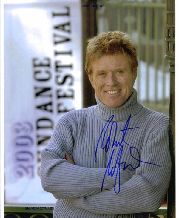 ROBERT REDFORD SIGNED 8x10 PHOTO