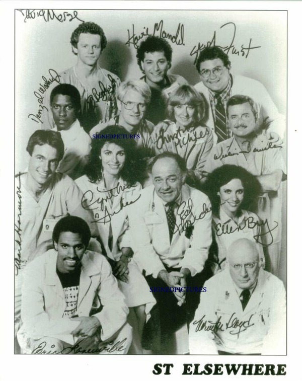ST ELSEWHERE CAST SIGNED 8x10 PROMO PHOTO