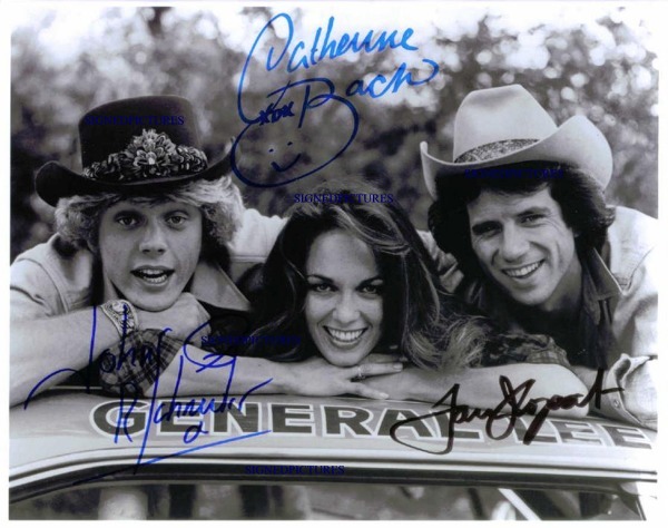 DUKES OF HAZZARD CAST SIGNED 8x10