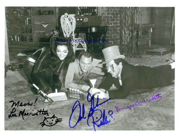 BATMAN VILLIANS SIGNED 8x10 PHOTO