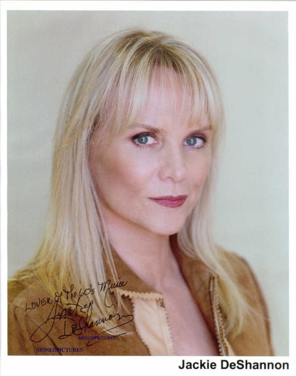 JACKIE DeSHANNON SIGNED 8x10 PHOTO