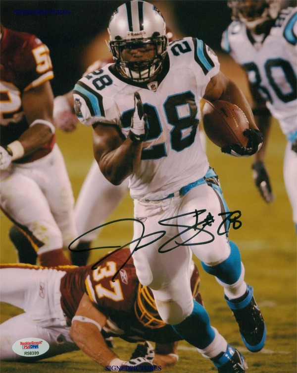 JONATHAN STEWART SIGNED AUTOGRAPHED PHOTO CAROLINA PANTHERS RB
