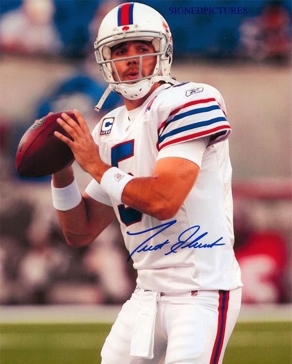TRENT EDWARDS SIGNED AUTOGRAPHED 8x10