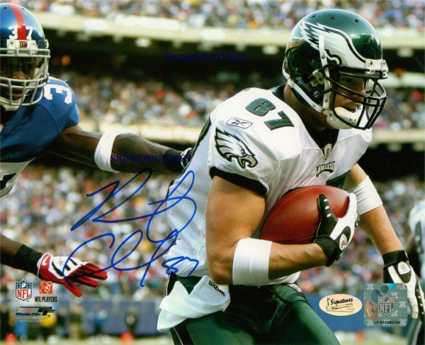 BRENT CELEK SIGNED AUTOGRAPHED 8x10 PHILADELPHIA EAGLES