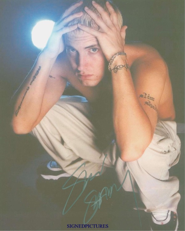 EMINEM SLIM SHADY SIGNED AUTOGRAPHED 8x10 PHOTO