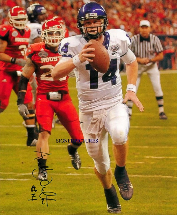 ANDY DALTON SIGNED AUTOGRAPHED 8x10 PHOTO TCU