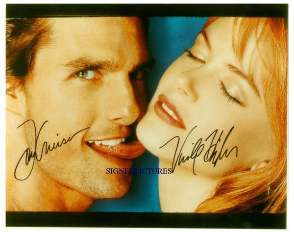 TOM CRUISE AND NICOLE KIDMAN SIGNED AUTOGRAPHED 8x10 PHOTO