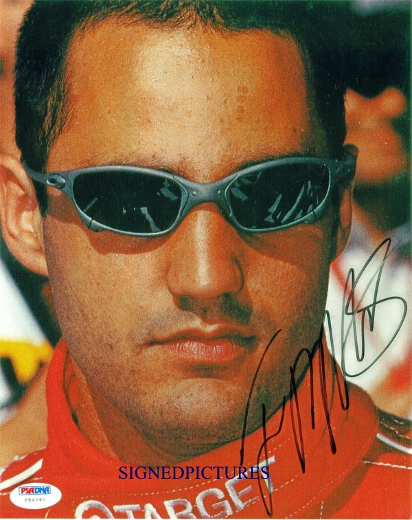 JUAN PABLO MONTOYA AUTOGRAPHED, JUAN PABLO MONTOYA SIGNED 8x10 PHOTO NASCAR