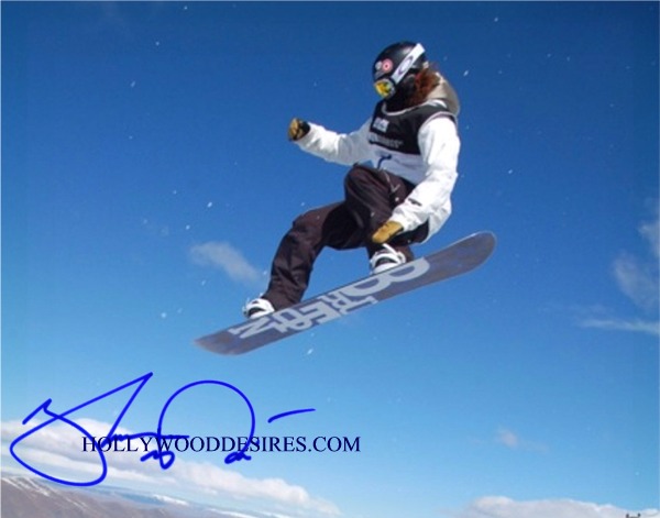SHAUN WHITE SIGNED AUTOGRAPHED 8x10 PHOTO OLYMPICS GOLD MEDAL