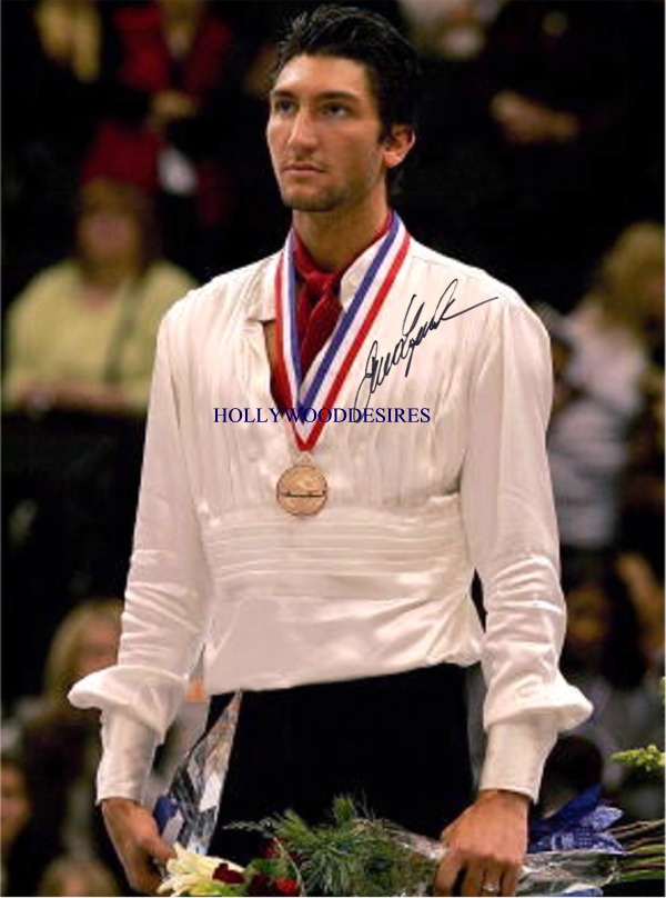 EVAN LYSACEK SIGNED AUTOGRAPHED 8x10 PHOTO OLYMPICS GOLD