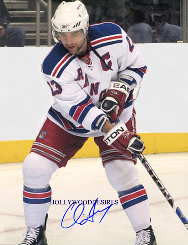 CHRIS DRURY SIGNED AUTOGRAPHED 8X10 PHOTO OLYMPICS RANGERS