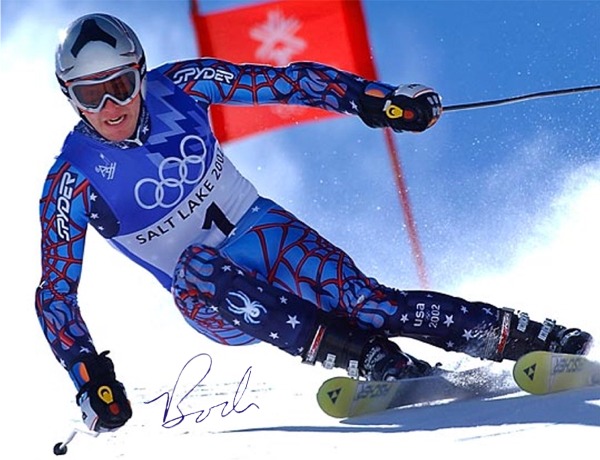 BODE MILLER SIGNED AUTOGRAPHED 8x10 OLYMPICS PHOTOGRAPH
