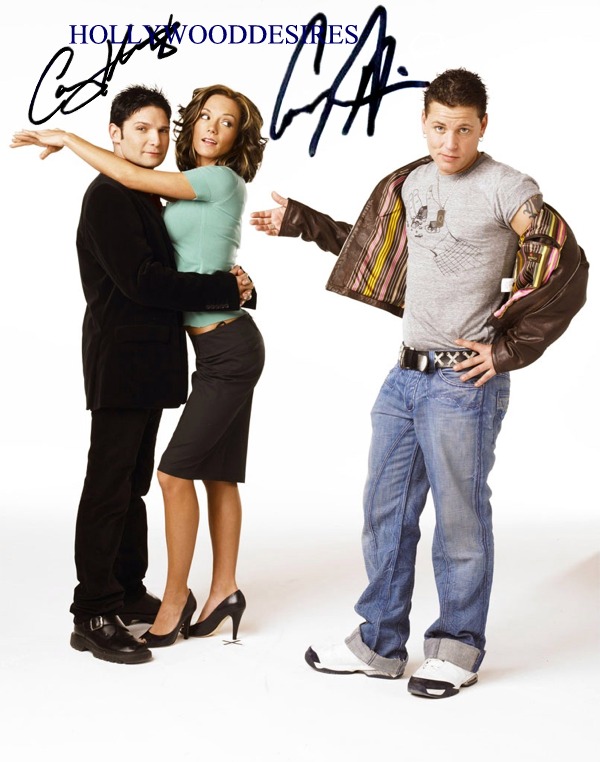 THE 2 COREYS COREY HAIM AND COREY FELDMAN SIGNED AUTOGRAPHED 8x10 PHOTO