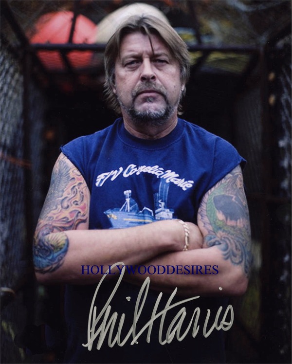 CAPTAIN PHIL HARRIS SIGNED AUTOGRAPH 8x10 PHOTO DEADLIEST CATCH CORNELIA MARIE CAPTAIN