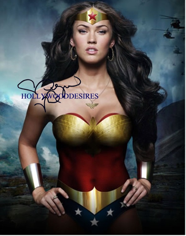 MEGAN FOX WONDER WOMAN SIGNED AUTOGRAPHED 8x10 PHOTO